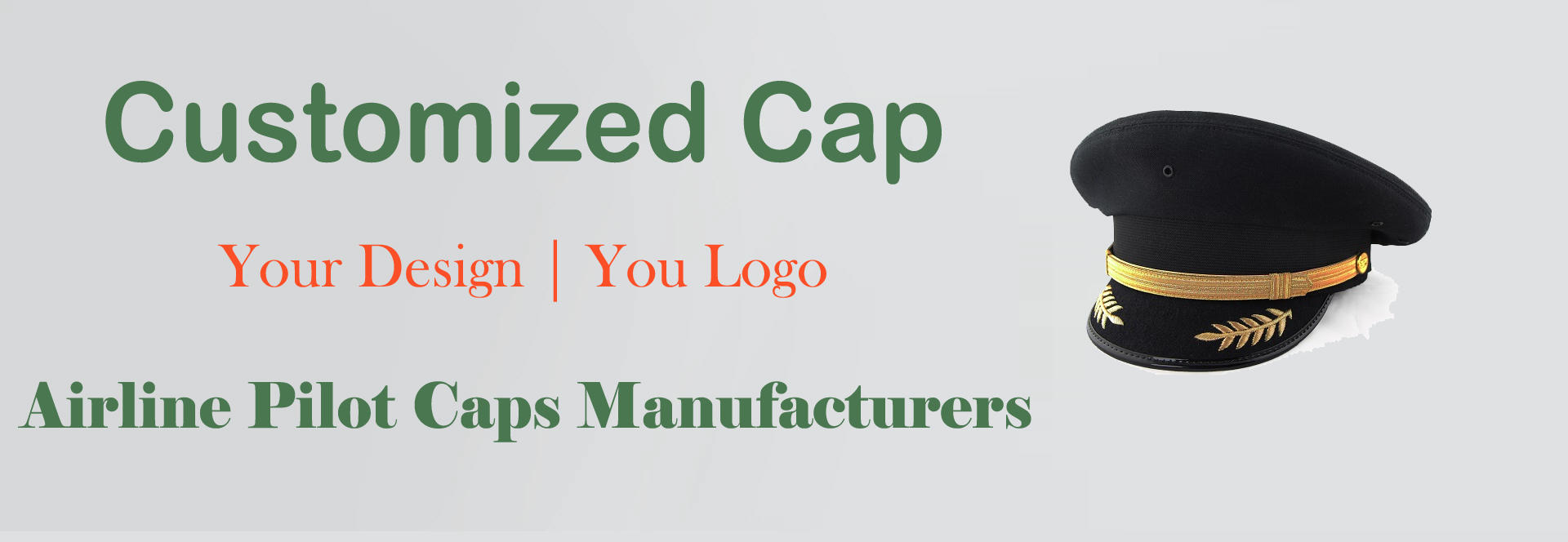 Customizable airline pilot caps manufactured in Delhi, ideal for airline uniforms and flight crew apparel.
