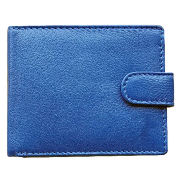 Leather wallet for men, RFID blocking wallet, zip around wallet, blue leather wallet, men’s premium wallet, wallet with zipper closure, wallet with coin pouch, genuine leather wallet, Delhi manufacturer, leather wallet supplier, leather wallet exporter, bulk order leather wallets