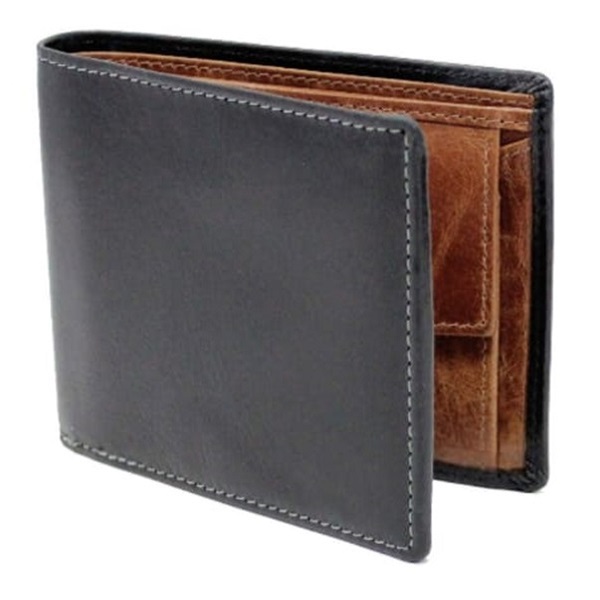 Leather wallet for men, tan leather wallet, RFID blocking wallet, genuine leather wallet, men’s wallets, soft leather wallet, wallet with coin pocket, Delhi manufacturer, leather wallet supplier, leather wallet exporter, bulk order leather wallets