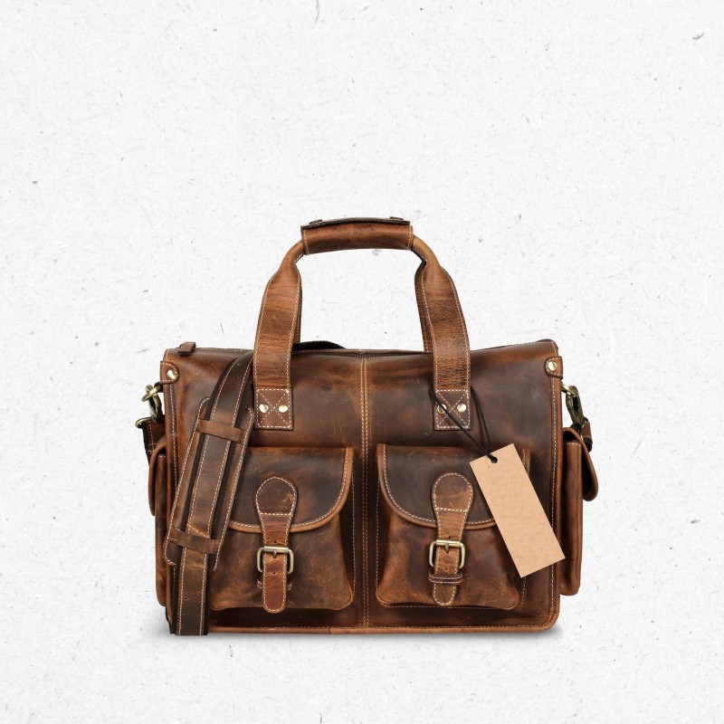brown leather portfolio bag, leather portfolio, business portfolio bag, laptop bag, unisex leather bag, travel portfolio, leather travel bag, brown leather business bag, leather briefcase, durable leather bag, YKK zippers portfolio, professional leather bag, leather office bag, premium leather portfolio, unisex leather briefcase, business travel bag