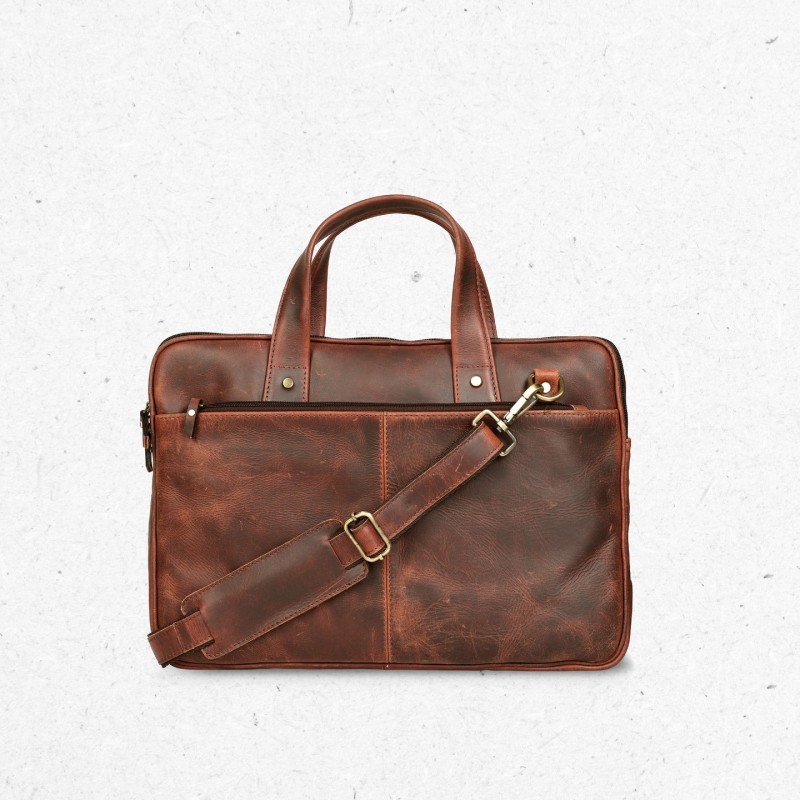 high-quality leather messenger bag, buffalo leather business bag, durable laptop messenger bag, unisex leather work bag, professional leather messenger bag, vintage messenger bag, premium buffalo leather bag, messenger bag for business, leather briefcase, YKK zippers bag, executive leather bag, business travel messenger, detachable shoulder strap leather bag, laptop carrying bag, unisex professional bag, messenger bag for men, stylish messenger bag, business travel leather bag, rugged leather messenger bag