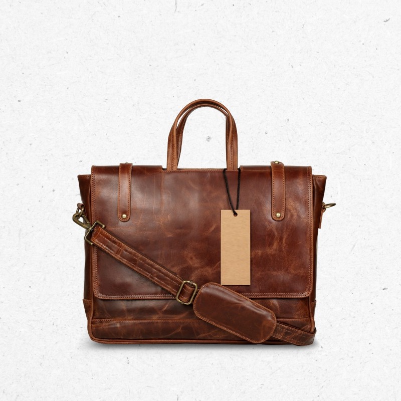 rugged leather messenger bag, buffalo leather messenger bag, laptop messenger bag, durable leather bag, unisex leather bag, high-quality leather bag, business messenger bag, stylish leather bag, detachable shoulder strap bag, leather laptop bag, professional messenger bag, business travel messenger bag, leather work bag, YKK zippers leather bag, vintage leather messenger bag