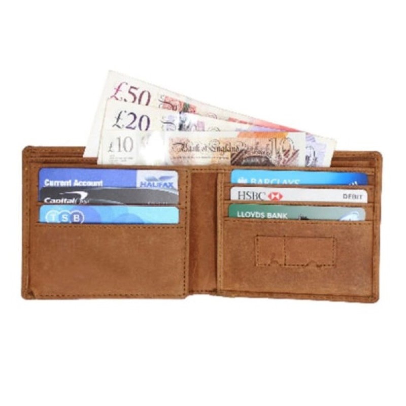 Leather wallet for men, tri fold wallet, RFID blocking wallet, genuine leather wallet, cowhide leather wallet, distressed leather wallet, men’s premium wallet, Delhi manufacturer, leather wallet supplier, leather wallet exporter, bulk order leather wallets