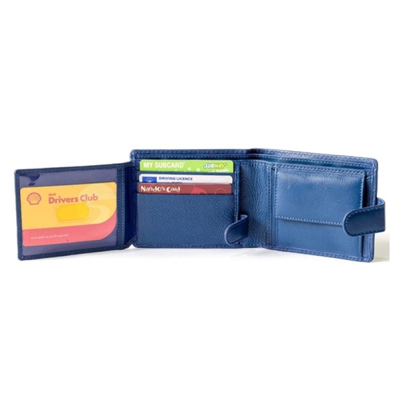 Leather wallet for men, RFID blocking wallet, zip around wallet, blue leather wallet, men’s premium wallet, wallet with zipper closure, wallet with coin pouch, genuine leather wallet, Delhi manufacturer, leather wallet supplier, leather wallet exporter, bulk order leather wallets