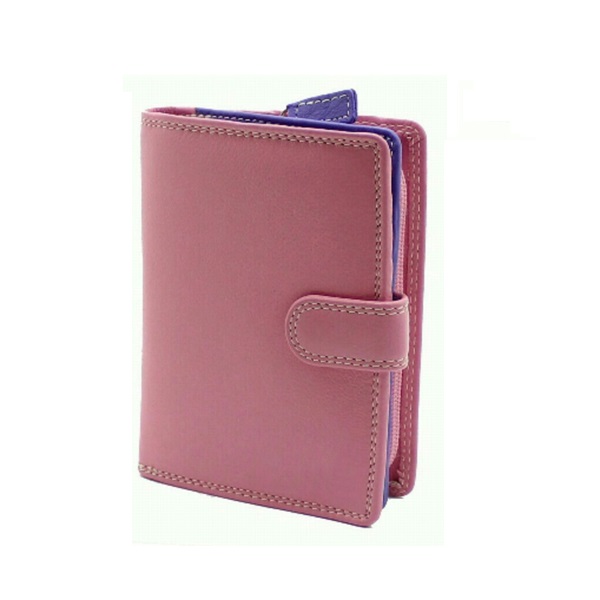 Women Leather Pouch 5535 Pink