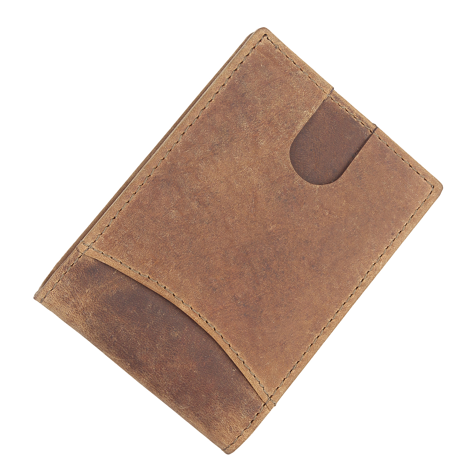 Leather Money Clip Wallet H165a
