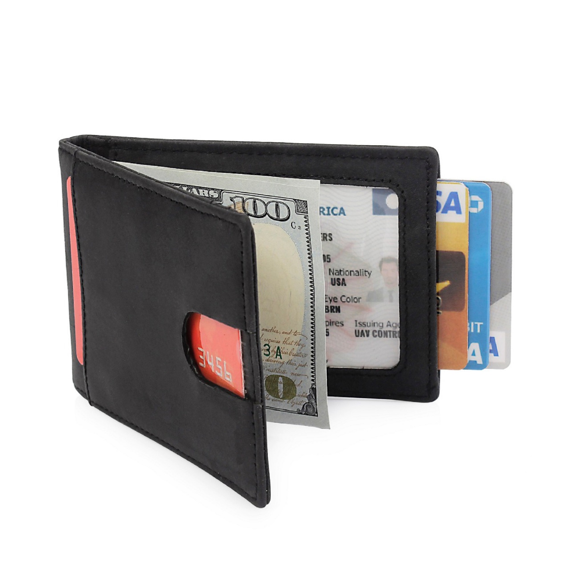  Leather Money Clip Wallet H-165 A