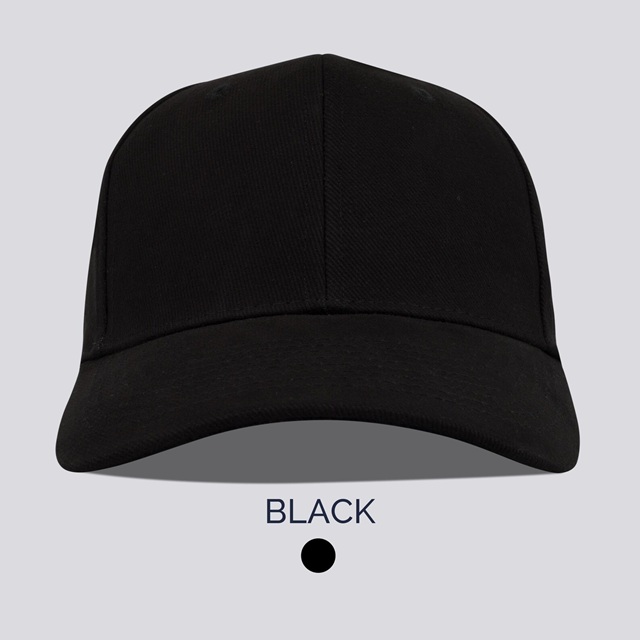 Plain Cap Black (wholesalers In Delhi)