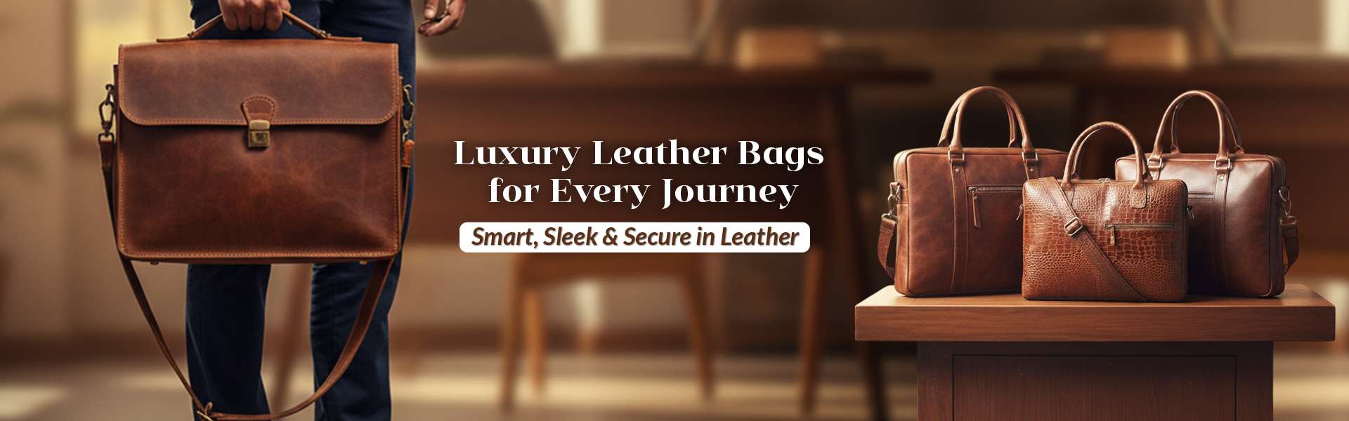 Genuine Leather Bags, Wallets, and Travel Essentials