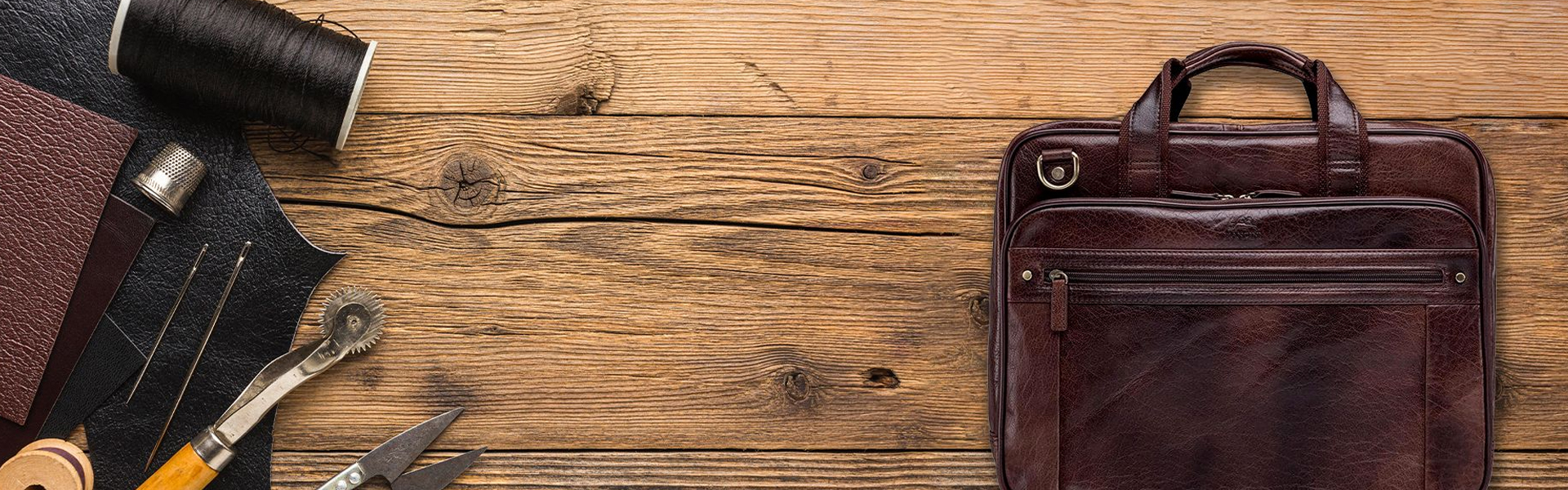 Genuine Leather Bags, Wallets, and Travel Essentials